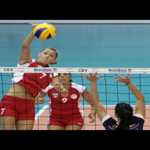 Olympiakos Women's Volleyball Jersey like new