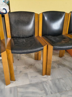 Silvestridis dining chairs used, set of 6, solid wood
