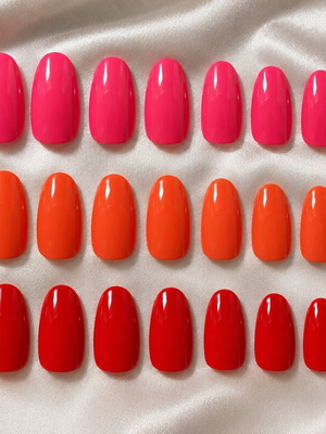 Press on nails χειροποίητο σετ 10 τεμαχίων, καινούργιο