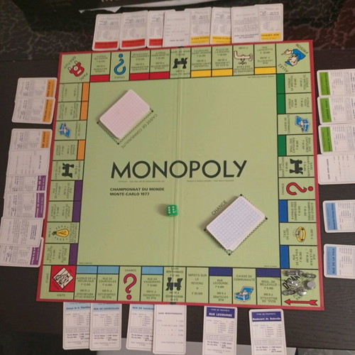 Monopoly Monte Carlo 1977 used collectible edition with certificate