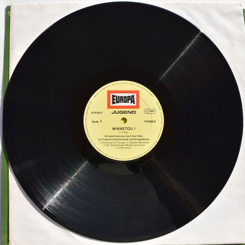 Winnetou 1 Episode 2/3 LP used, German