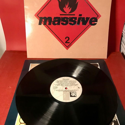Massive Attack Blue Lines LP used, 1991, trip hop classic