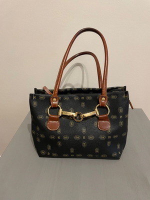 KEM Τσάντα Ώμου Διχρωμία Σε Συνθετικό Υλικό Σαν Καινούργιο