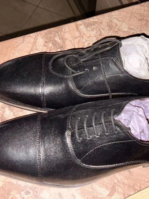 A.S. 98 casual leather shoes size 43, black