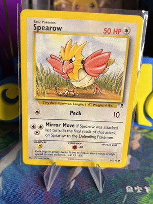Spearow LC Pokemon card vintage NM condition