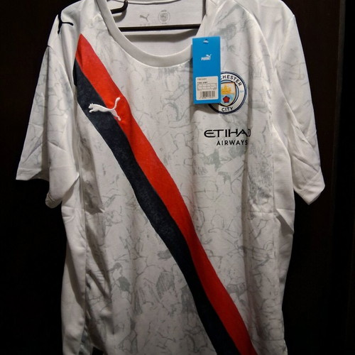 Manchester City away jersey new, size Large
