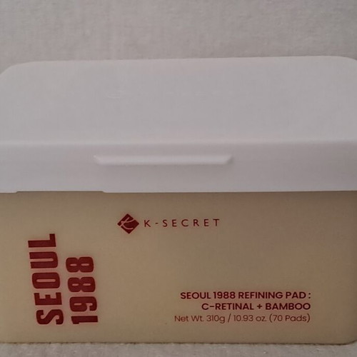 K-Secret Seoul 1988 Refining Pad with C-Retinal and Bamboo, 70 pads
