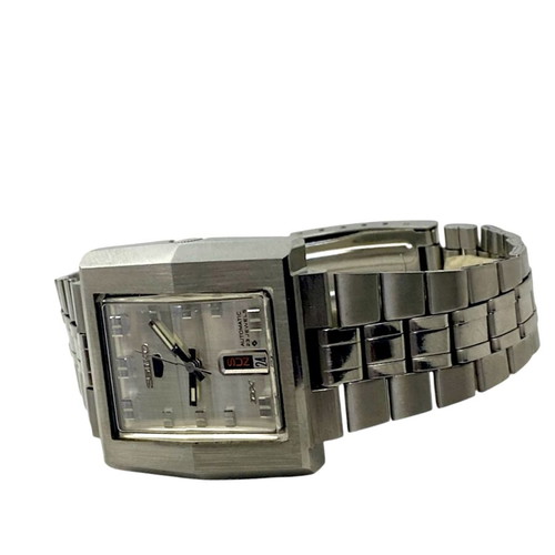 Seiko 5 DX men's watch new, steel, with briolette sapphire