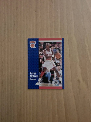 Xavier McDaniel Fleer 1992 card like new, collectible retro