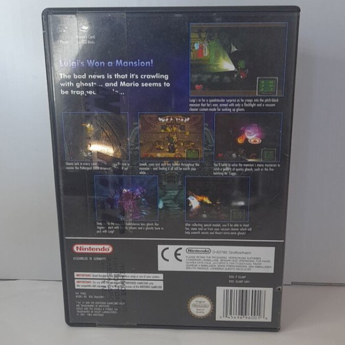 Luigi's Mansion GameCube English version like new with manual