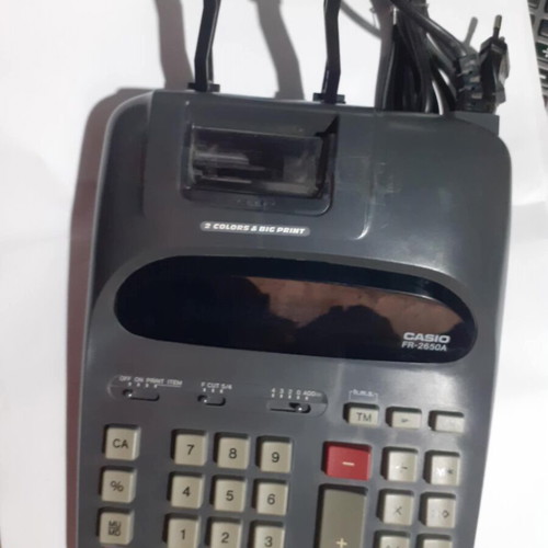 Casio FR-2650A printing calculator new from showcase
