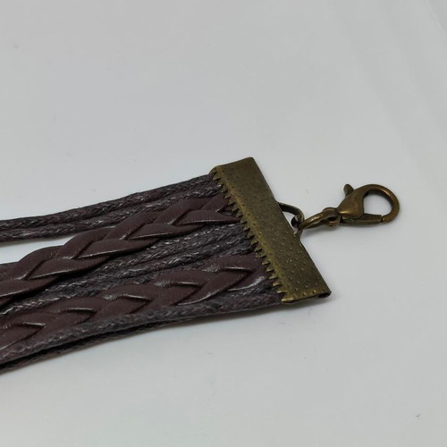 Unisex Vintage Bracelet with Anchor and Message Like New