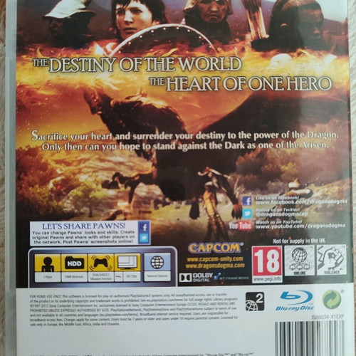 Dragon's Dogma PS3 like new