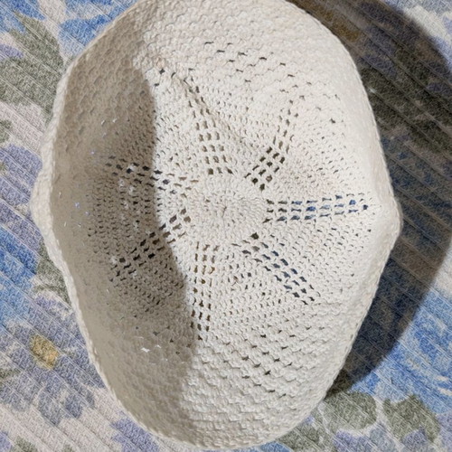 Arab hat new, knitted with beautiful patterns
