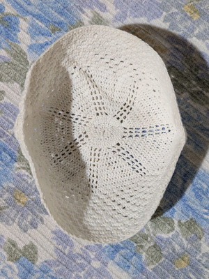 Arab hat new, knitted with beautiful patterns