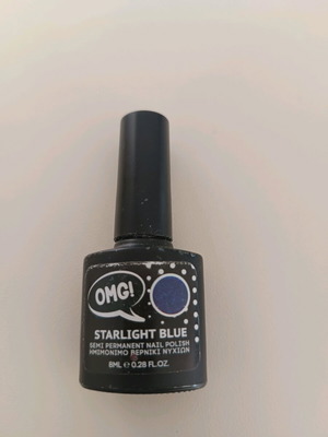 Ημιμόνιμο βερνίκι νυχιών OMG! Starlight Blue 8ml καινούργιο