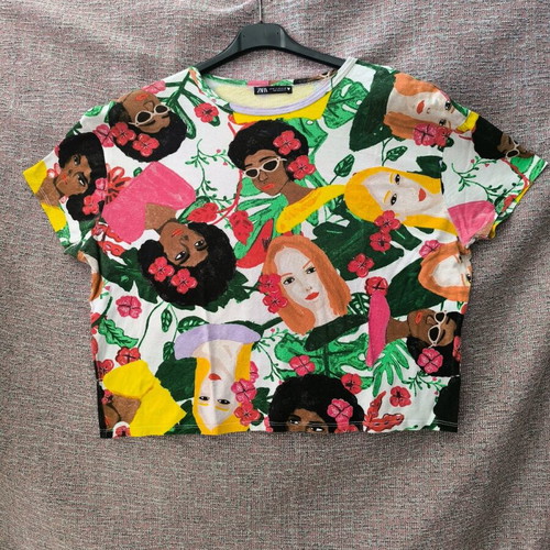 Zara top multicolor like new, size M