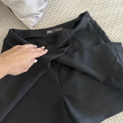 Zara skirt pants, black, size S 36 8