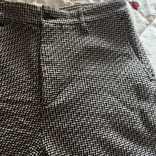 Zara men's shorts, black and white, size L