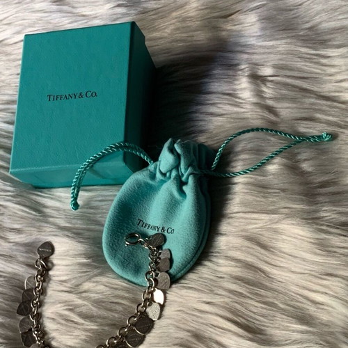 Tiffany & Co Return to Tiffany Heart Charm Bracelet 925 Silver used