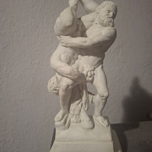 Heracles and Diomedes 8th Labor Mythology Greco-Roman Statue Sculpture 27cm like new