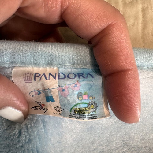 Velveteen Baby Crib Blanket like new 1.10x1.40 m