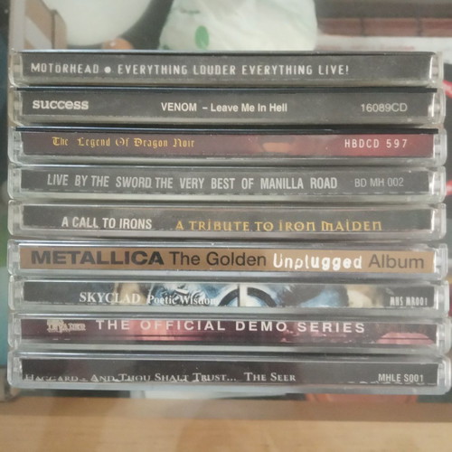 Metal hammer CDs used, lot