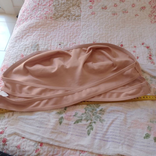 Shein strapless bra, size 5XL, beige