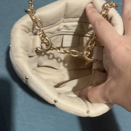 Bershka beige shoulder bag