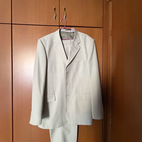 Formal suit set like new, size L, light fabric for spring and summer