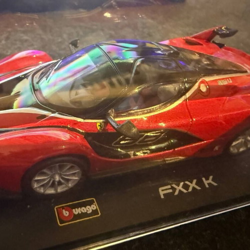 Ferrari FXX K Red model car used 1/43 scale by Bburago