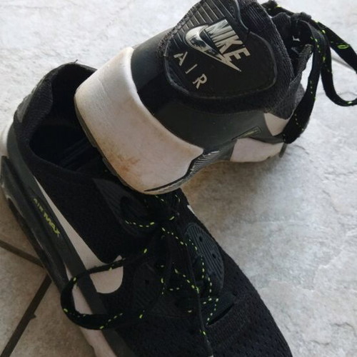 Nike Air athletic shoes used, size 40, black