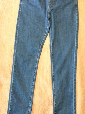 Jean leggings with elastic waist, Madlen blouse set