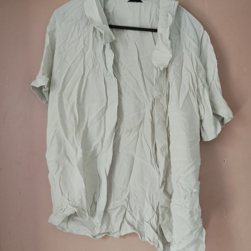 Svila Pure Silk Vintage Women's Shirt used, one size, light gray