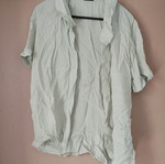 Svila Pure Silk γυναικεία vintage πουκάμισο μεταχειρισμένο, one size, ανοιχτό γκρι