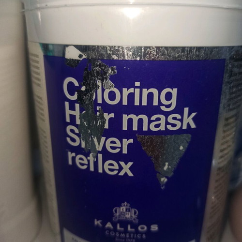 Hair care set used with conditioner and caviar, silver masks