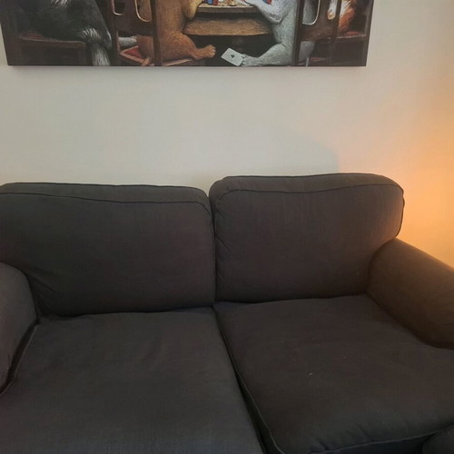 IKEA STOCKSUND two-seater sofa like new in dark green