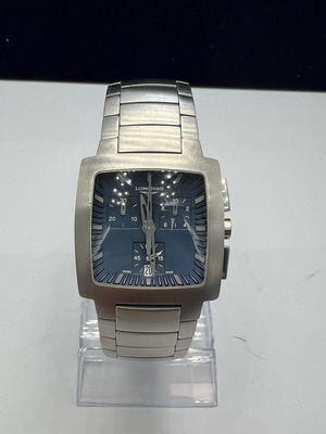 Longines Oposition L.3.628.4 34mm like new, blue and silver