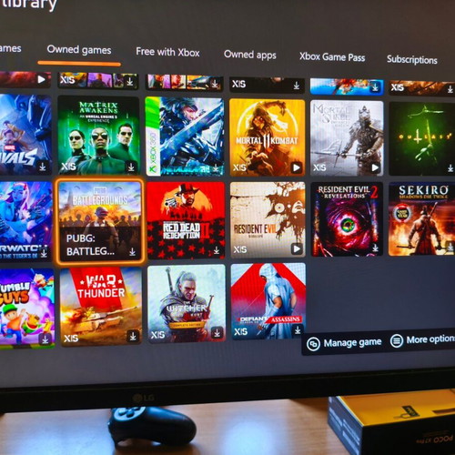 Xbox Series S 512GB console used with 2 controllers and 40 games