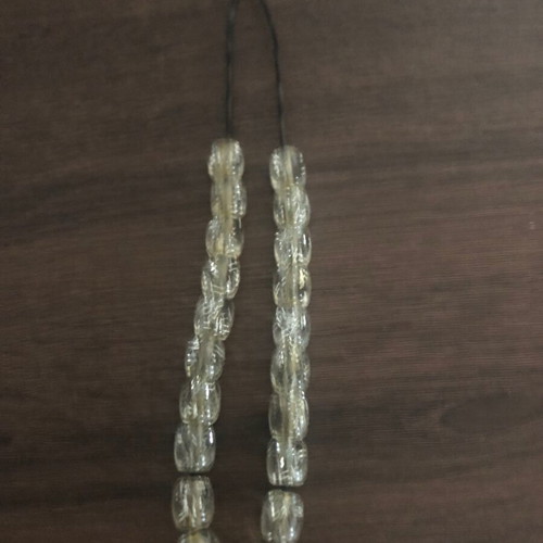 Worry beads used with slightly worn string