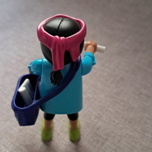 Playmobil ticket seller figure