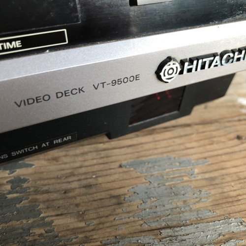 Hitachi VT-9300E Retro VHS Video Recorder, Made in Japan