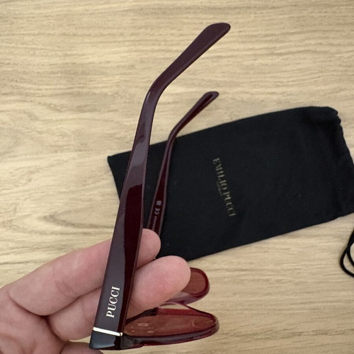 Emilio Pucci sunglasses new, burgundy