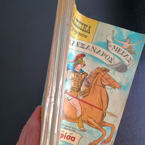 Classic Illustrated Comics used, 10 bound issues with movie