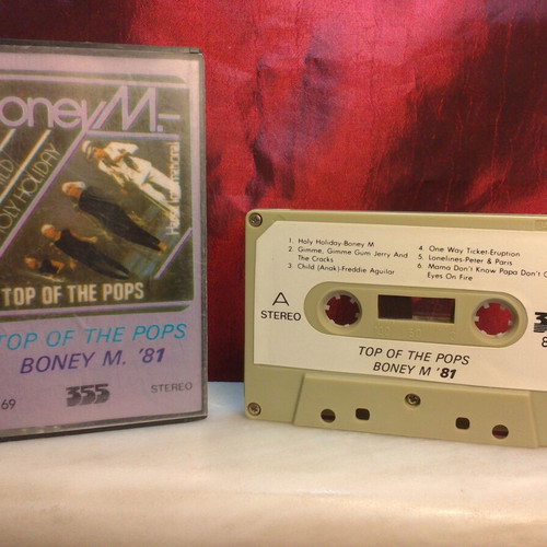 Boney M "Top Of The Pops" 1981 cassette used