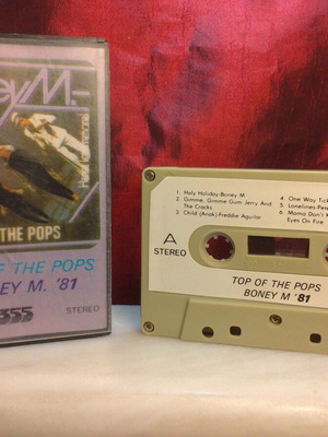 Boney M "Top Of The Pops" 1981 cassette used