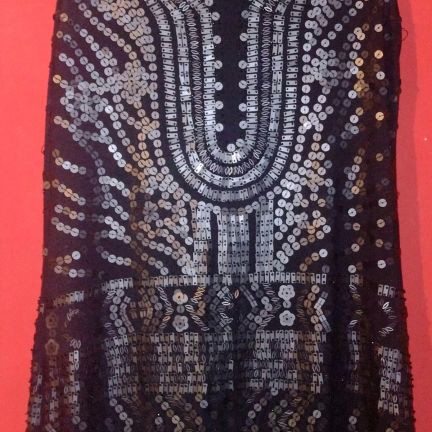 Reni Leza dress used with sequins, size Large