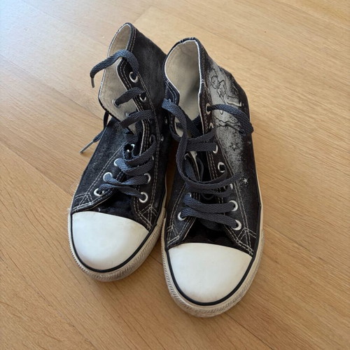 High-Top Sneakers Le Petit Prince painted, used, size 36