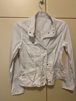 Windbreaker jacket women like new, white
