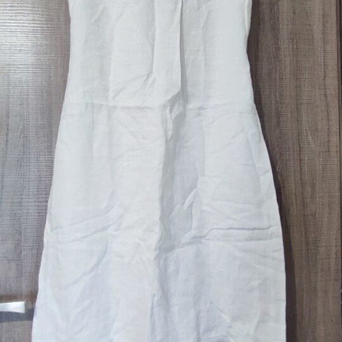 Sarah Lawrence linen dress white size S like new